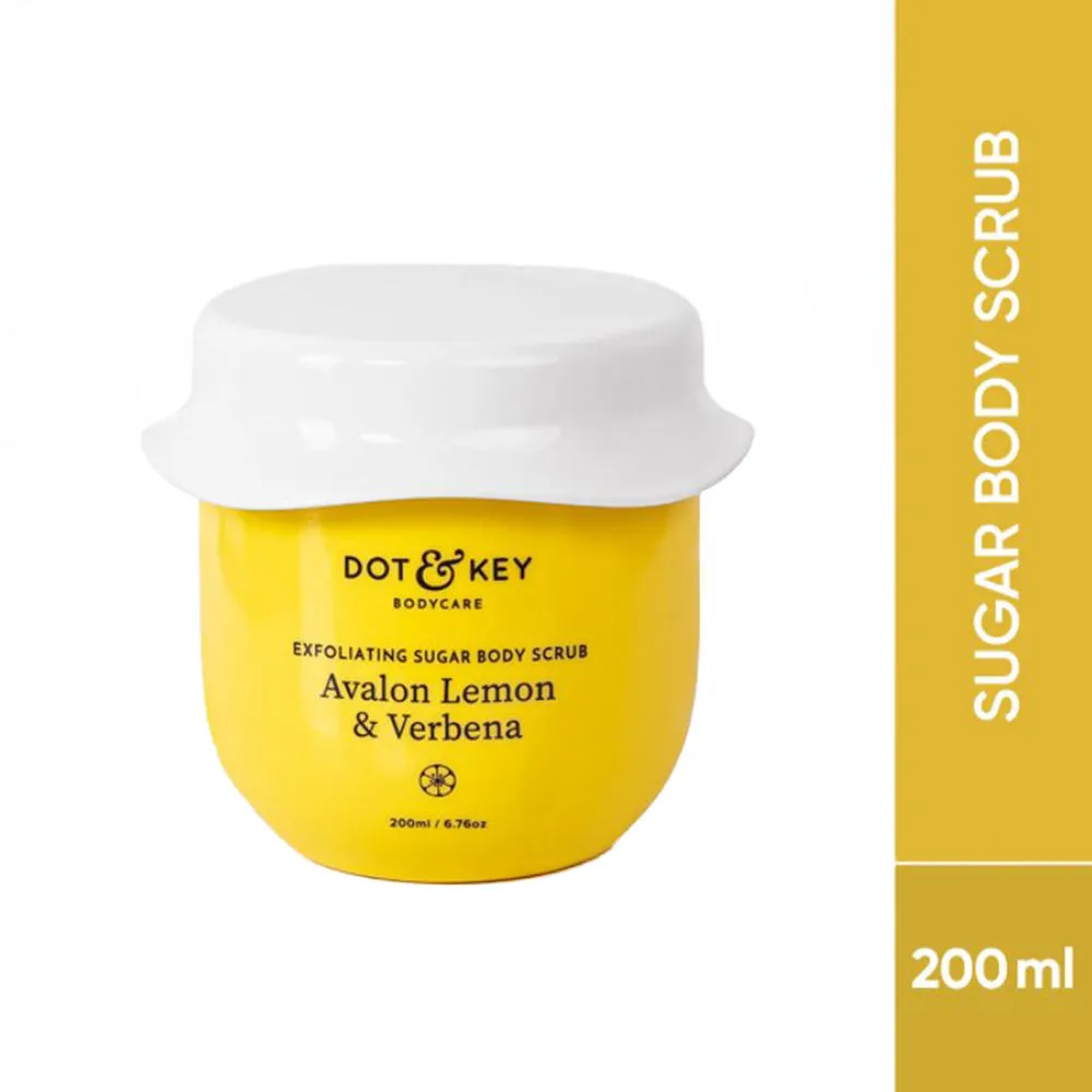 Dot & Key Exfoliating Sugar Body Scrub Avalon Lemon & Verbena