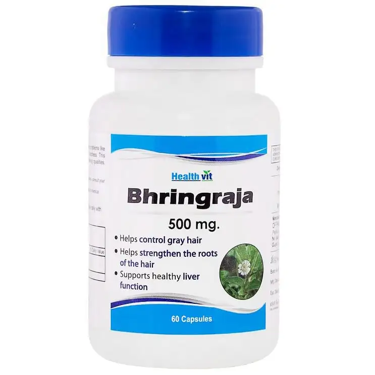 Healthvit Bhringraja (500 mg),  60 capsules