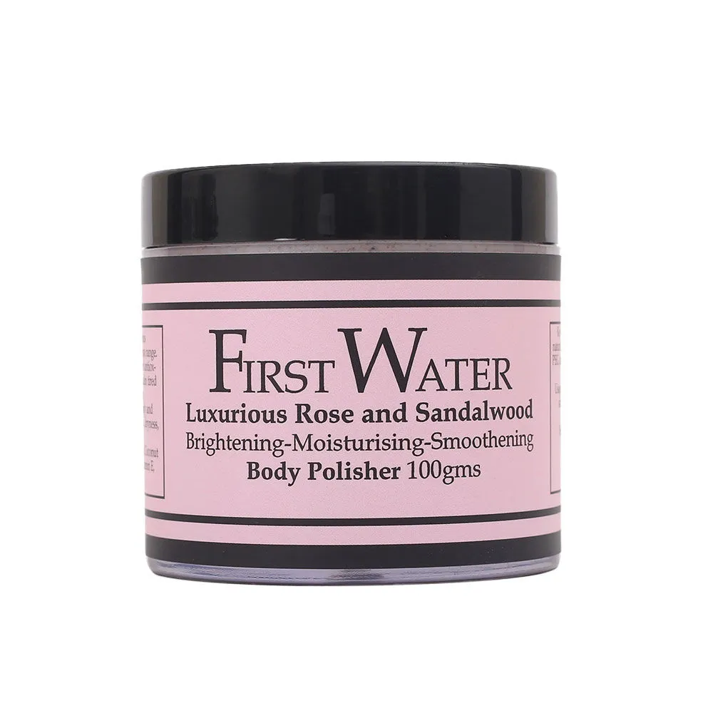 First Water Rose and Sandalwood Body Polisher