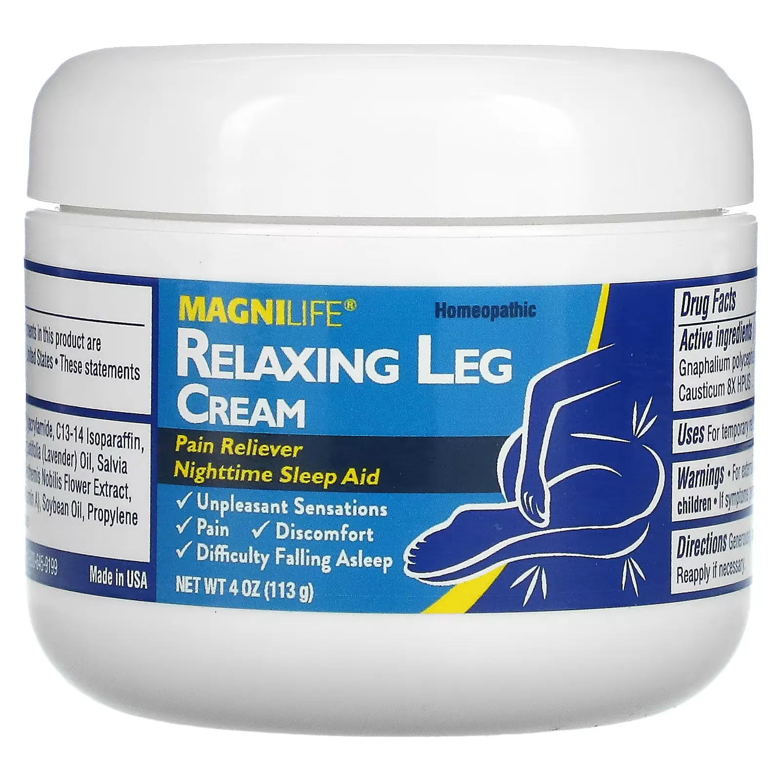 Relaxing Leg Cream, 4 oz (113 g)