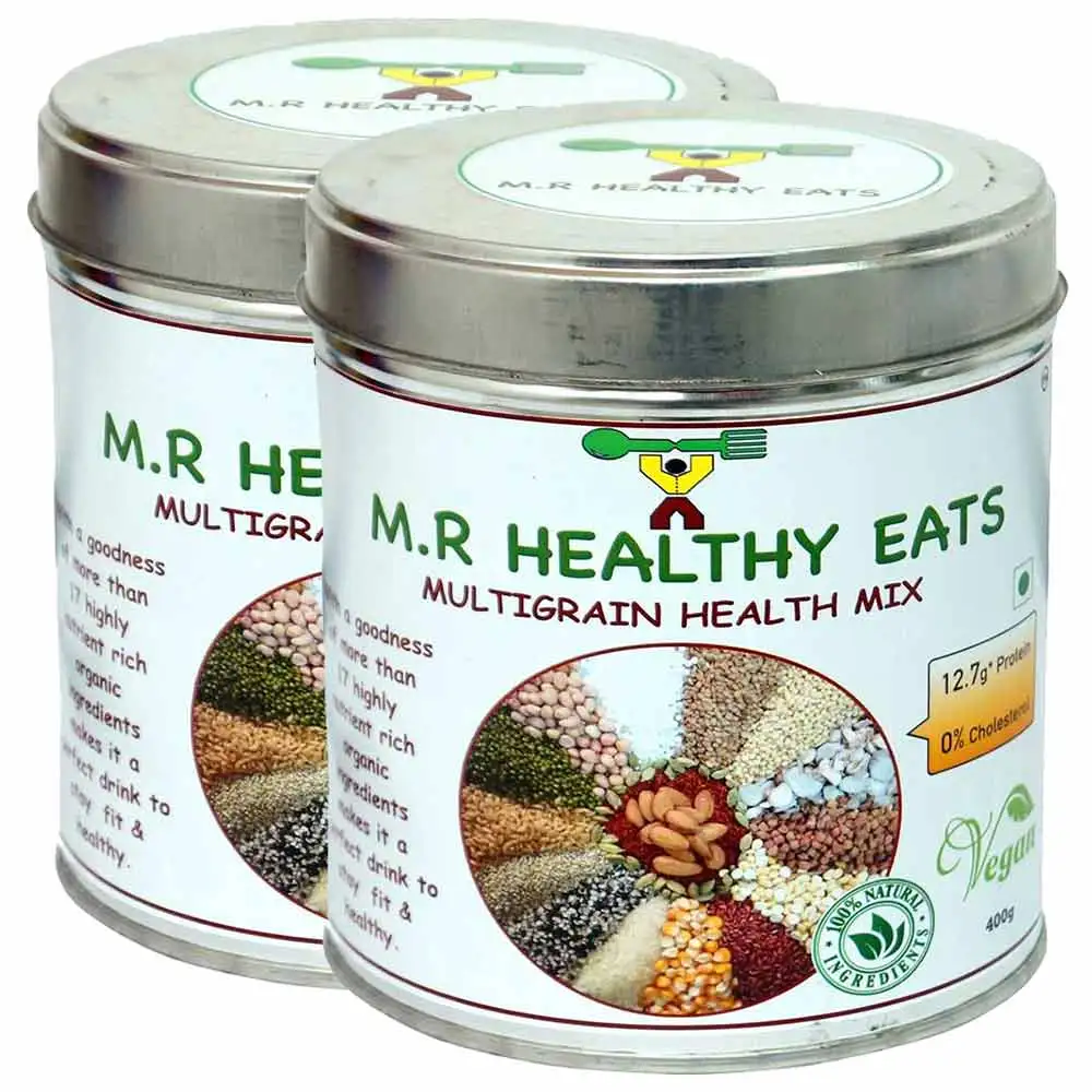 M.R Healthy Eats Multigrain Health Mix,  Natural Pack of 2  400 g