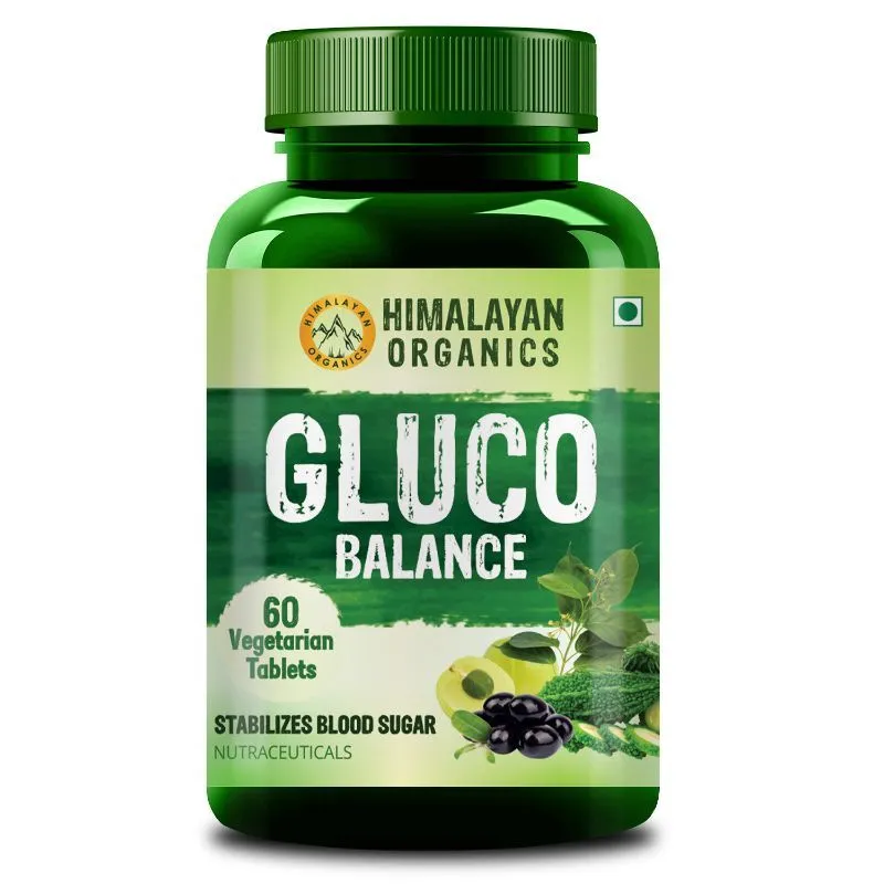 Himalayan Organics Plant Based Gluco Balance Insulin Resistance, Diabetes Control