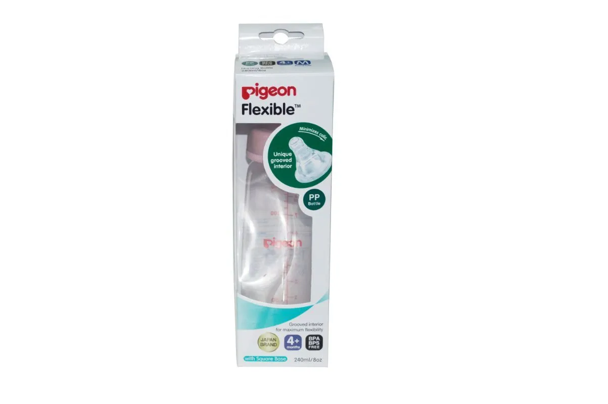 Pigeon Peristaltic Nursing Bottle KPP - Pink (Medium)