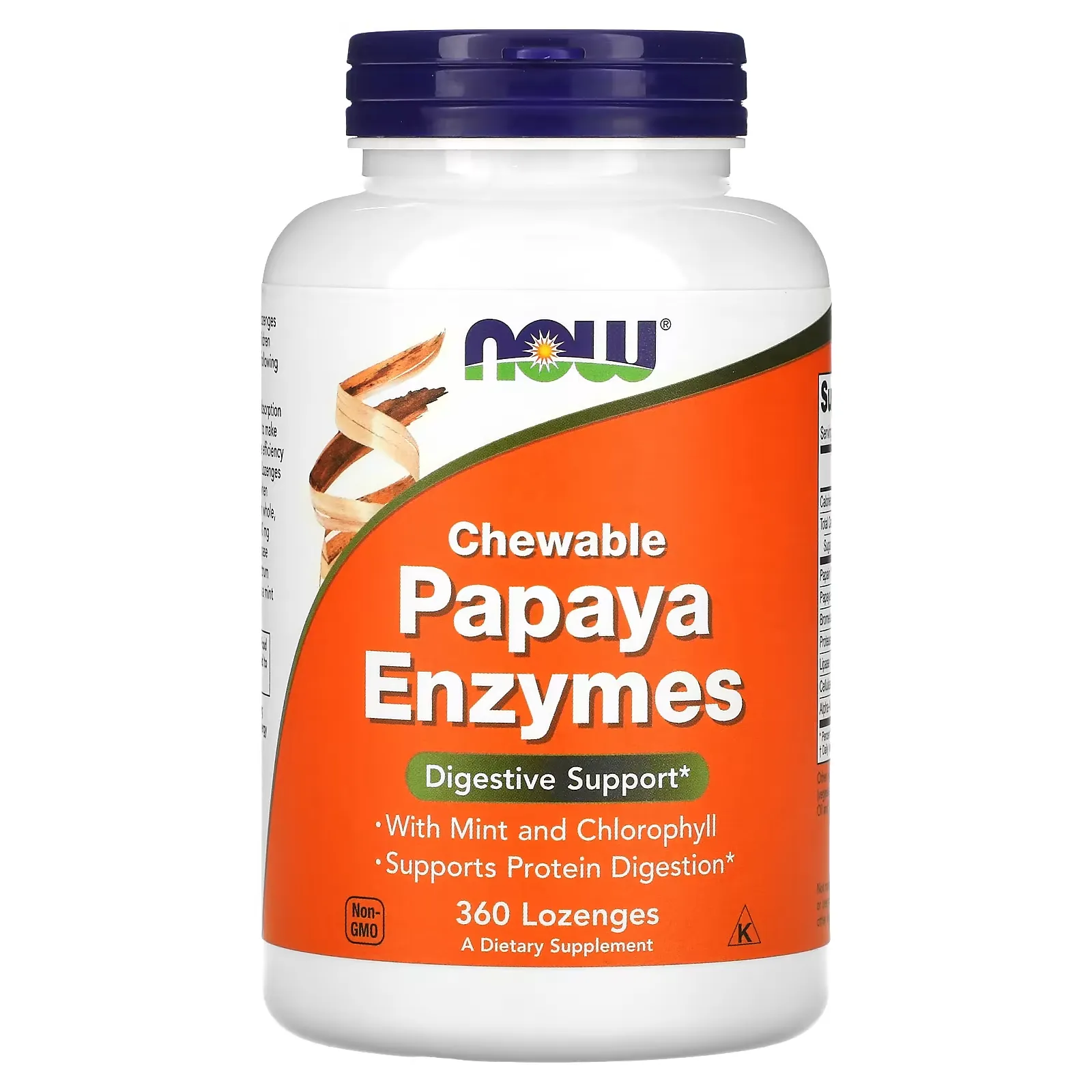 Chewable Papaya Enzymes, 360 Lozenges