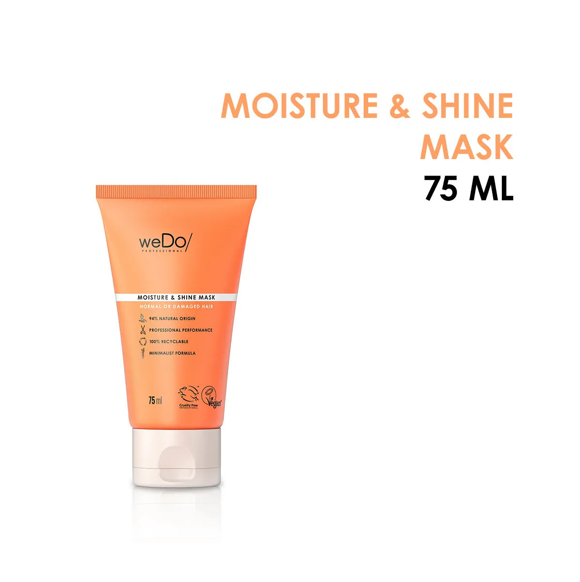 weDo Professional Moisture & Shine Mask For Dull Hair & Frizz - Silicone Free & Eco Friendly