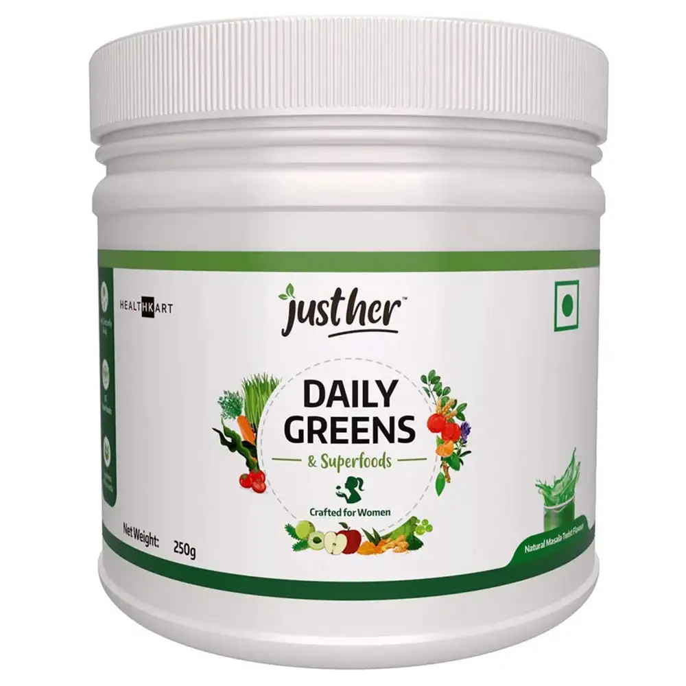 JustHer Daily Greens and Superfoods OP,  0.55 lb  Masala Twist