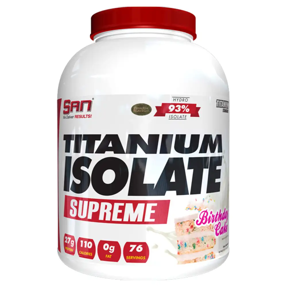 SAN Titanium Isolate Supreme,  5 lb  Birthday Cake