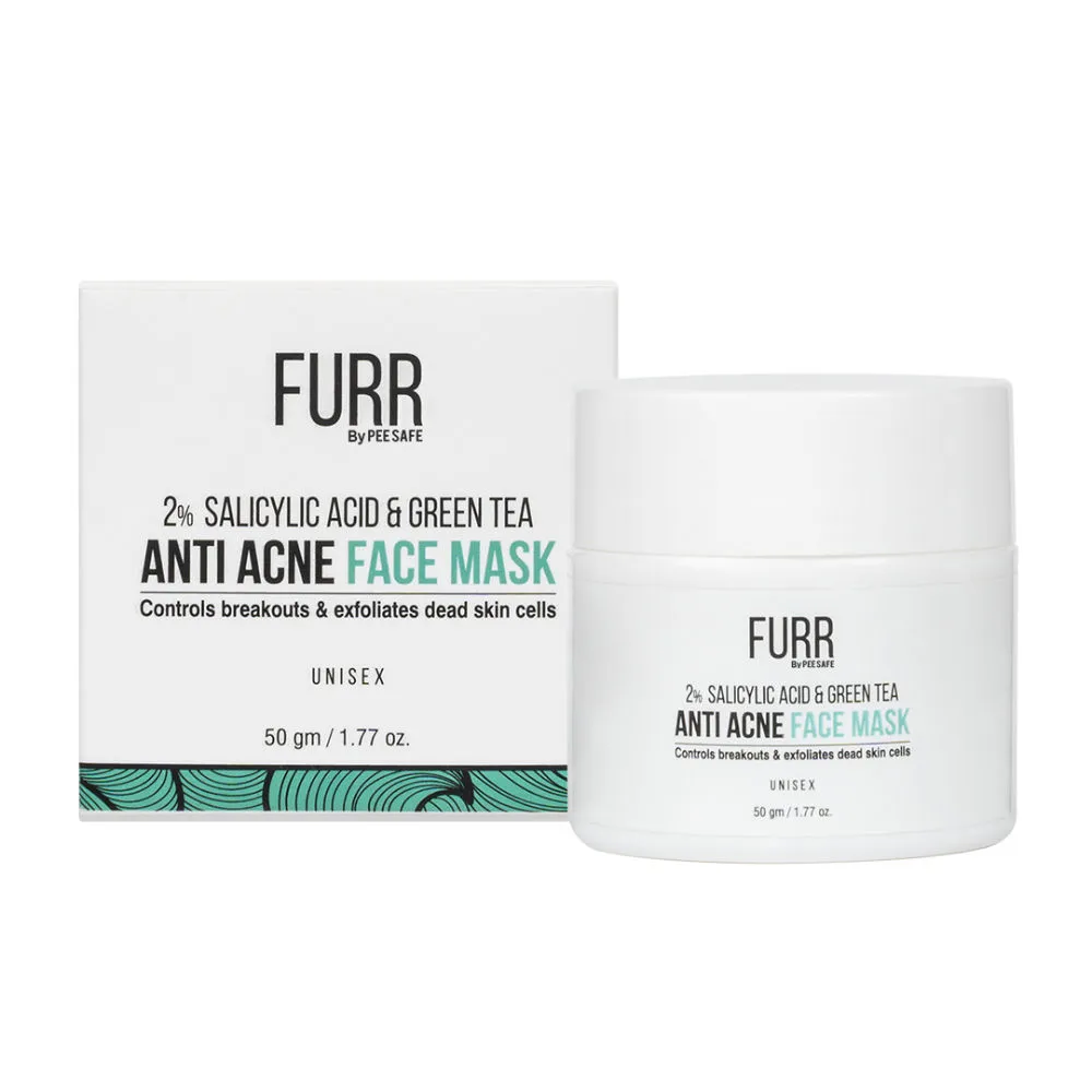 FURR 2% Salicylic Acid & Green Tea Anti Acne Face Mask