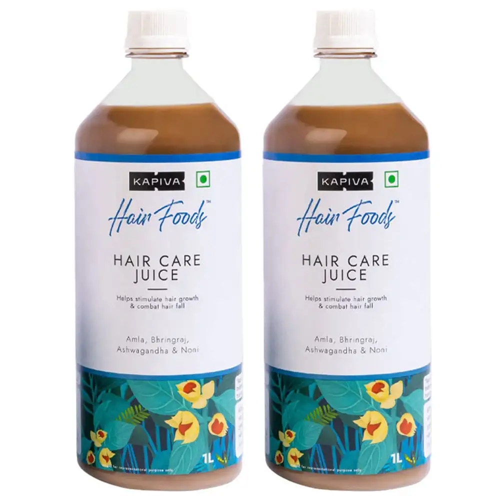 Kapiva Hair Care Juice,  Unflavoured (Pack of 2)  1 L