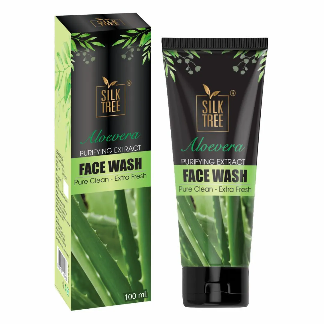 SilkTree Aloevera Extract Purifying Face Wash