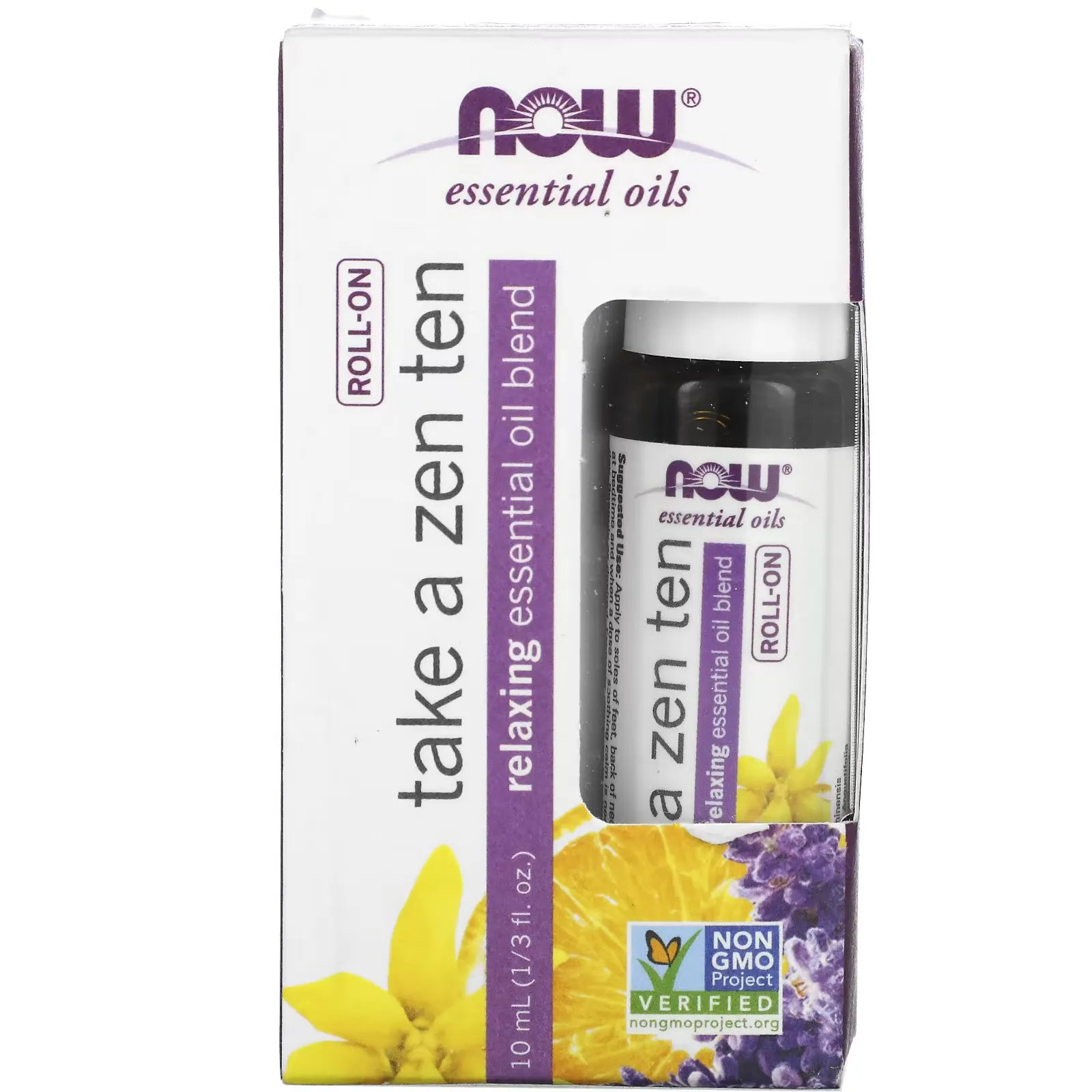 Essential Oils, Take a Zen Ten Roll On, 1/3 fl oz (10 ml)