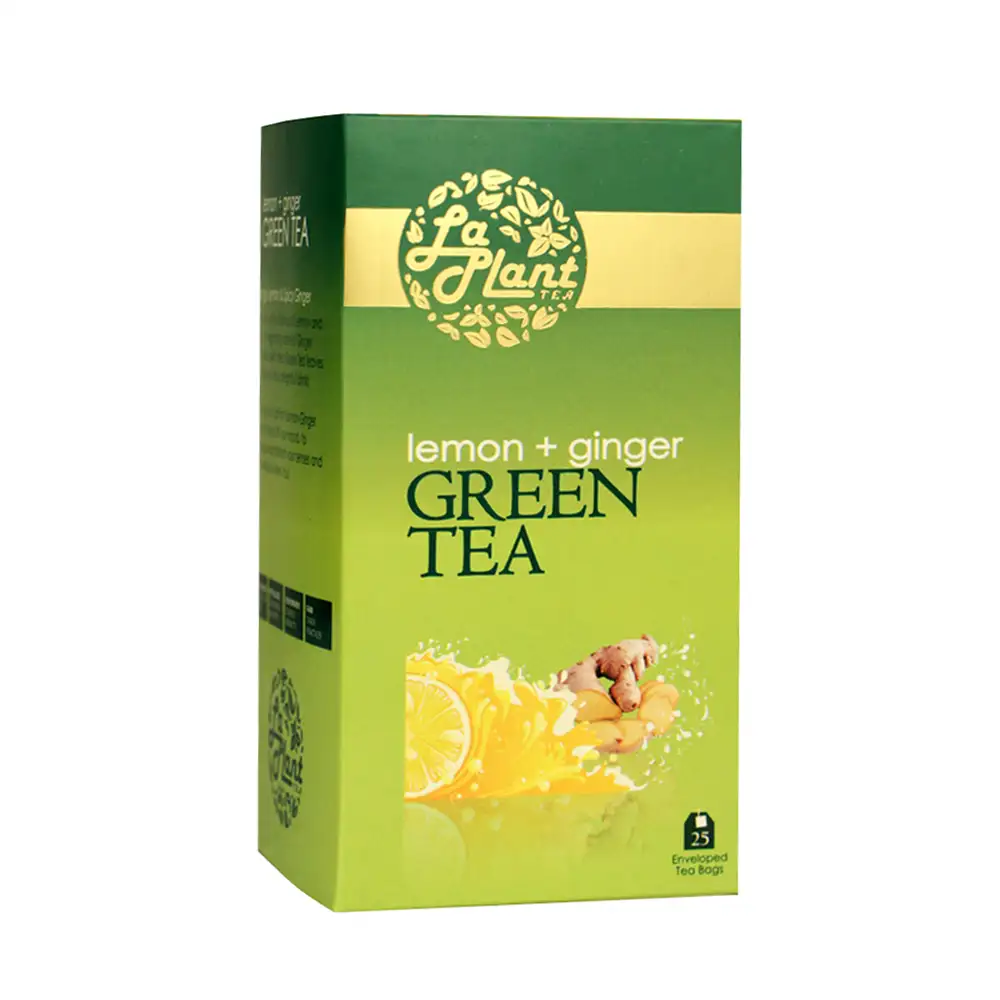 Laplant Green Tea,  25 Piece(s)/Pack  Lemon & Ginger