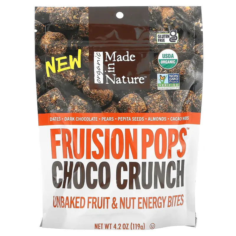 Organic Fruision Pops, Choco Crunch, 4.2 oz (119 g)