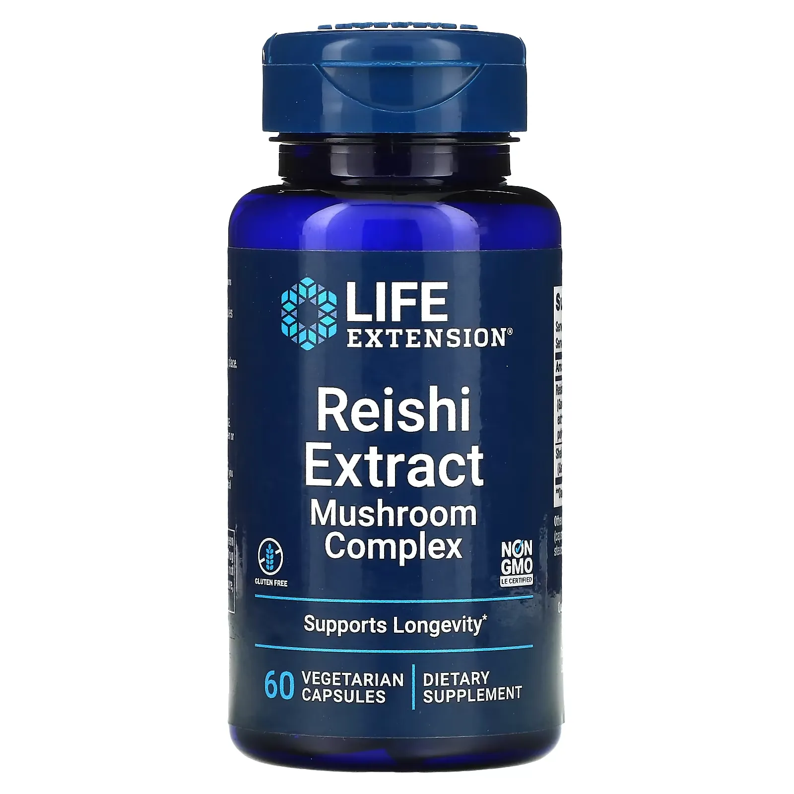 Reishi Extract Mushroom Complex, 60 Vegetarian Capsules