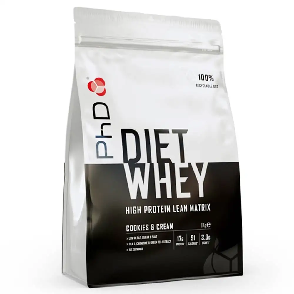 PhD Diet Whey,  2.2 lb  Cookies & Cream