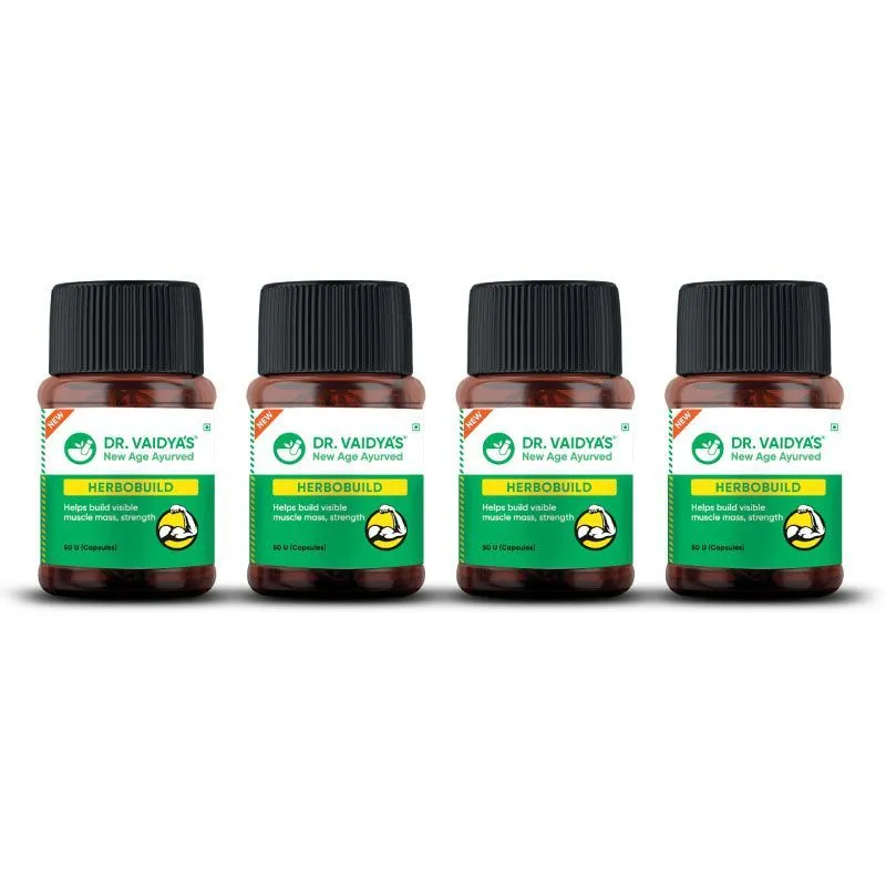 Dr. Vaidya's Herbobuild - Pack Of 4