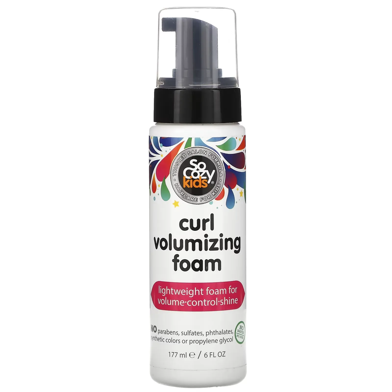 Curl Volumizing Foam,  6 fl oz (177 ml)