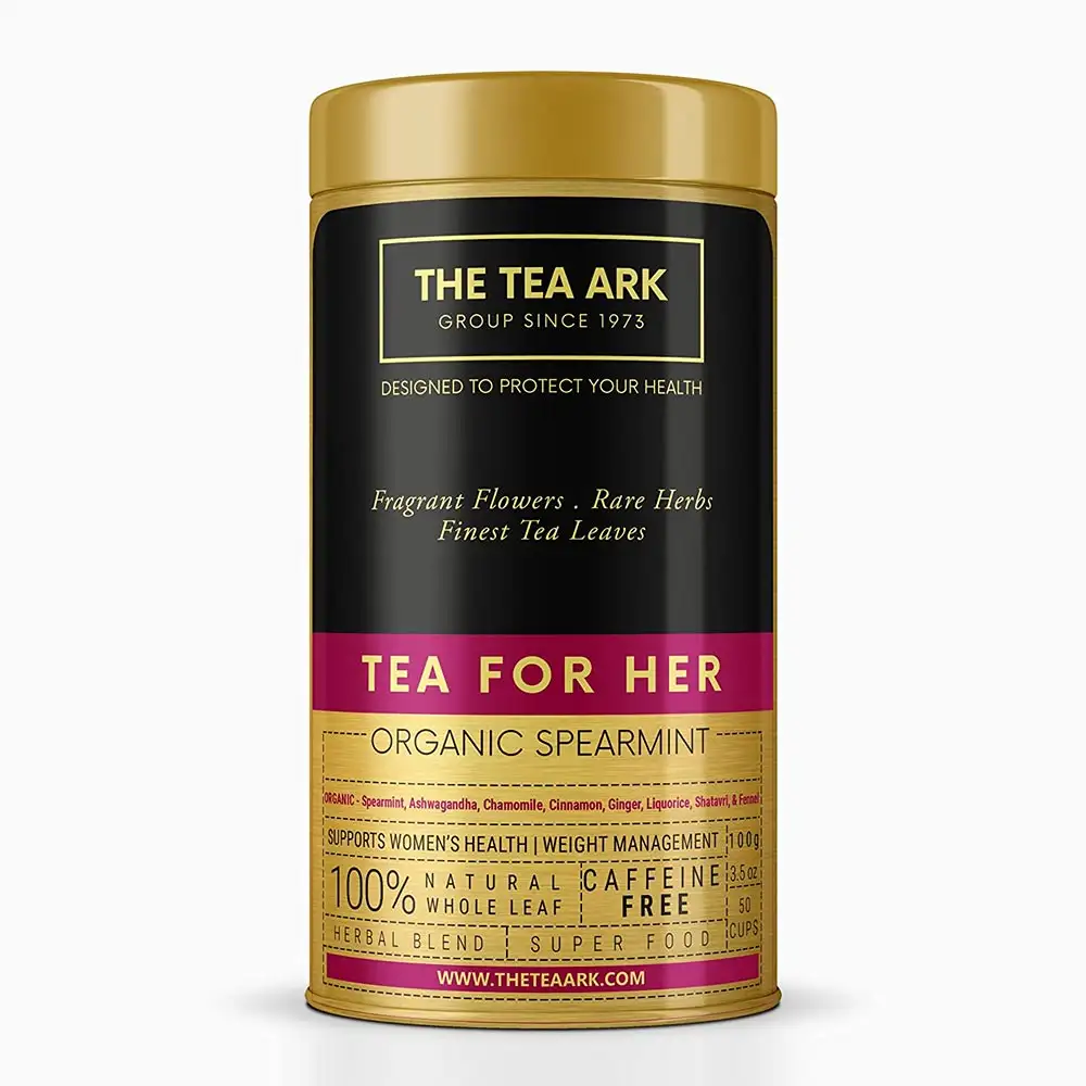 The Tea Ark Tea For Her,  Organic Spearmint - Tin  100 g