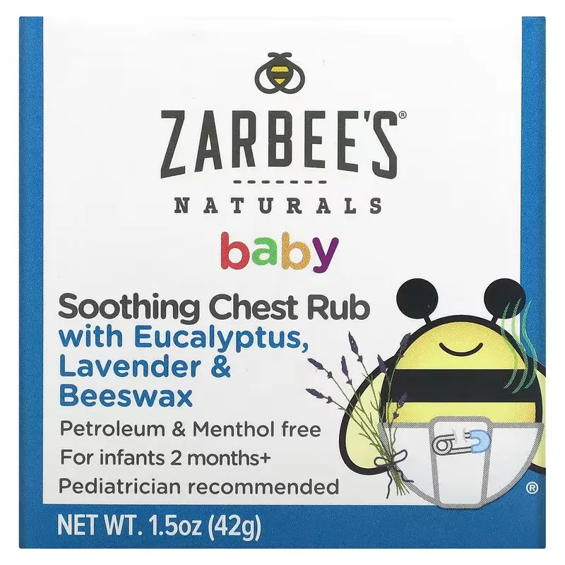 Naturals, Baby, Soothing Chest Rub with Eucalyptus, Lavender & Beeswax, 1.5 oz (42 g)