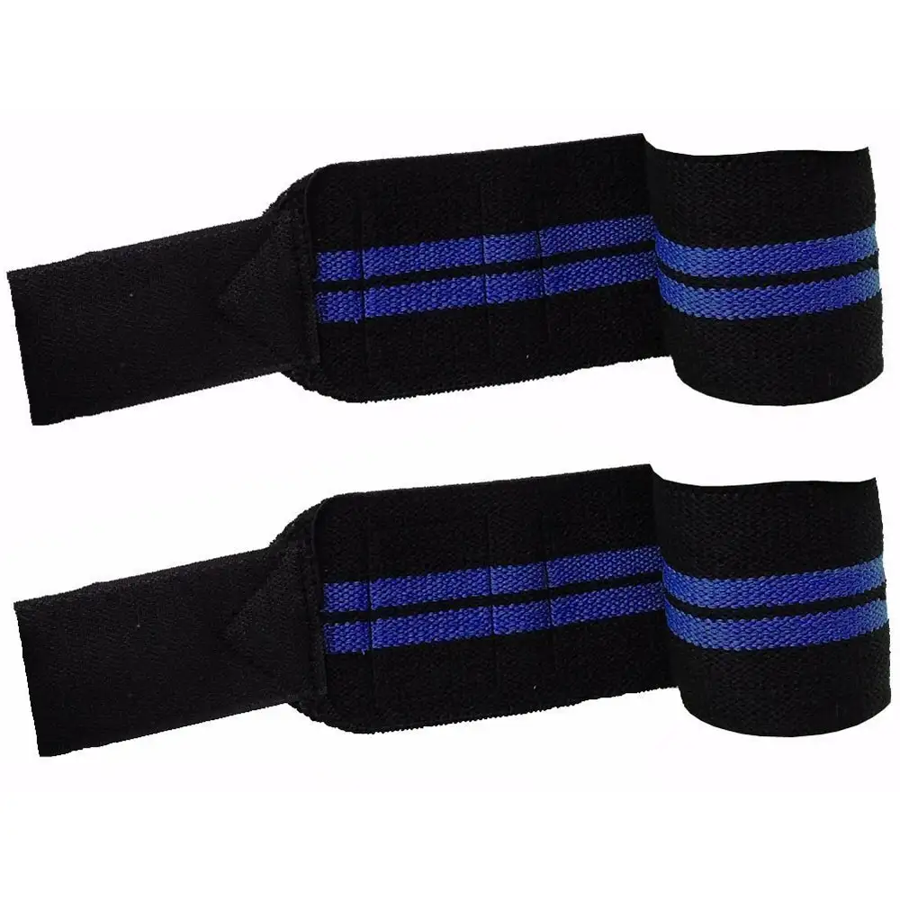 KOBO Gym Straps With Thumb Support (WTA-04),  Blue  Free Size