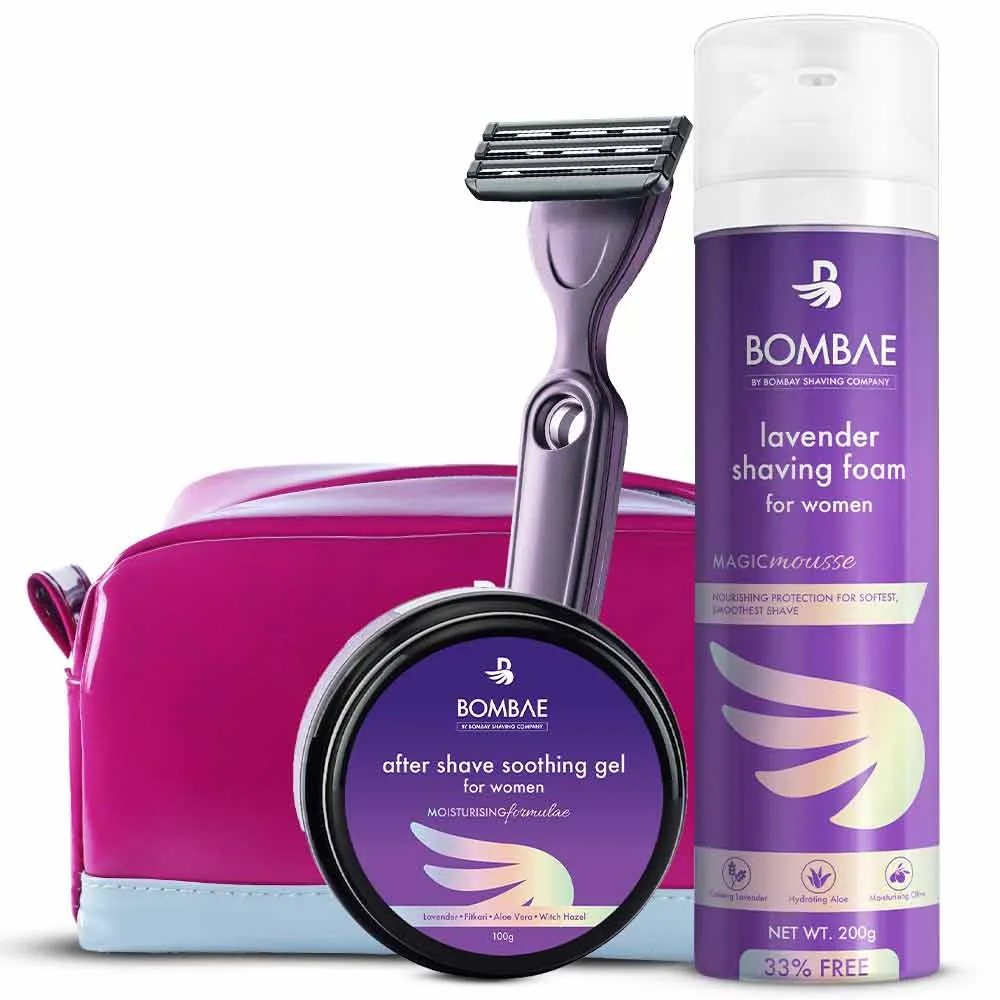 Bombae DFH Shaving Regimen with Travel Kit