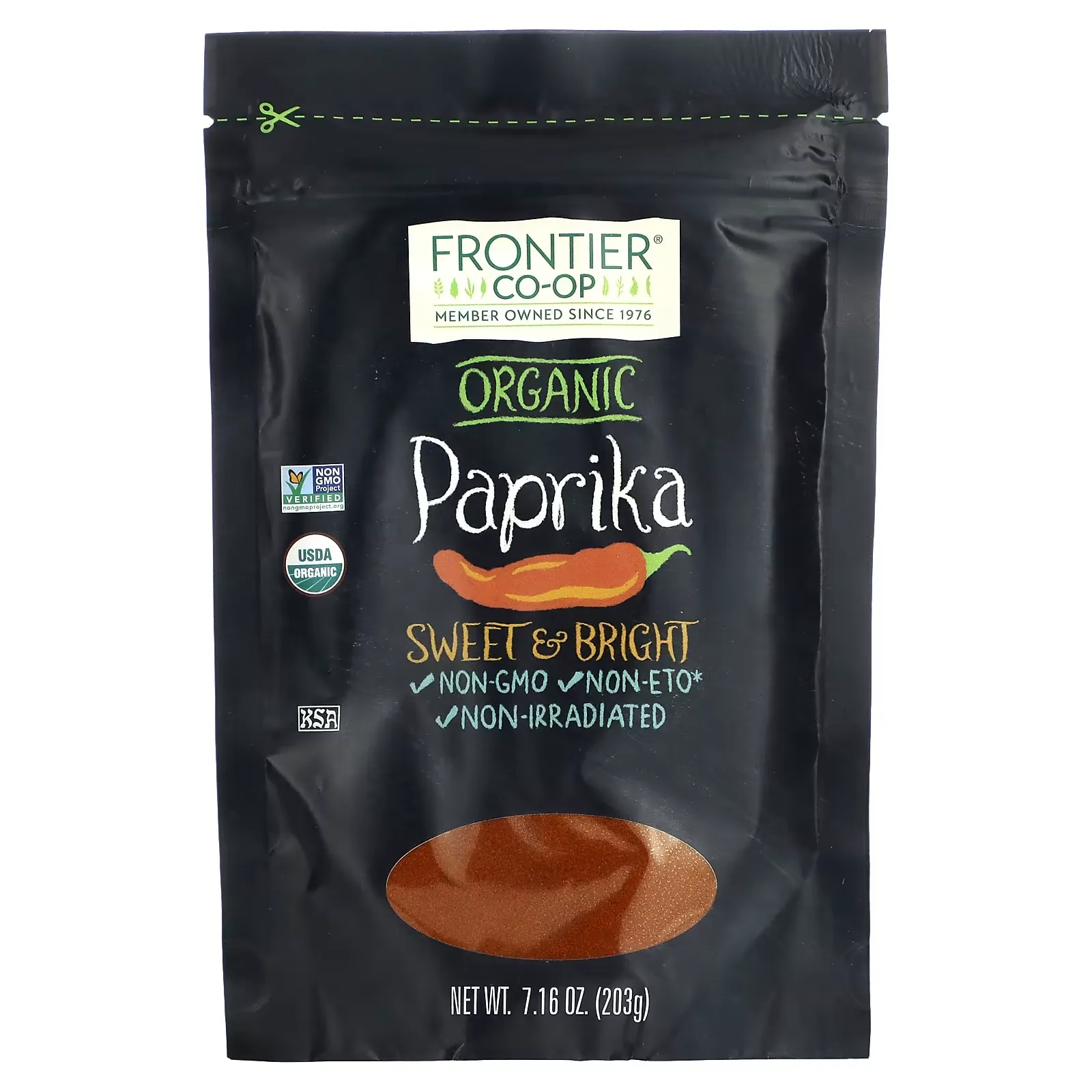 Organic Paprika, 7.16 oz (203 g)