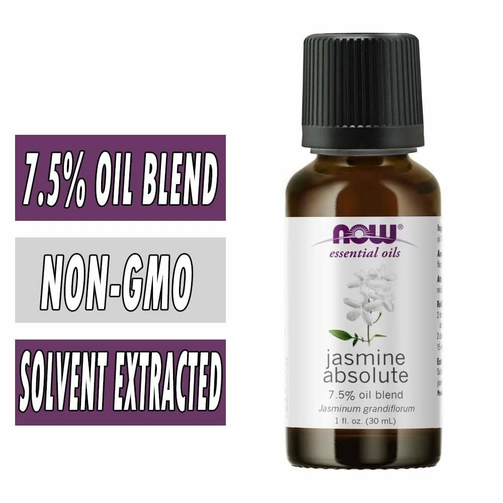 NOW Jasmine Absolute Oil Blend - 1 fl oz