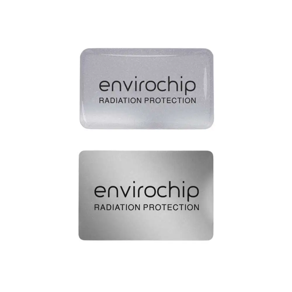 Envirochip Immunity Protection Combo Pack of 2,  for Tech Savvy Kids Against Mobile & WiFi Router Radiation (Silver + Silver)