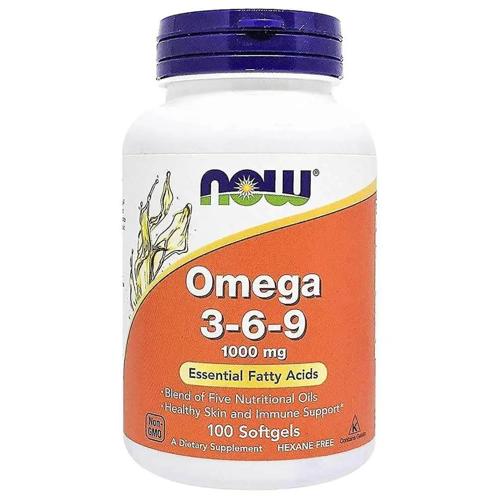 Now Omega 3-6-9 (1000 mg),  100 softgels