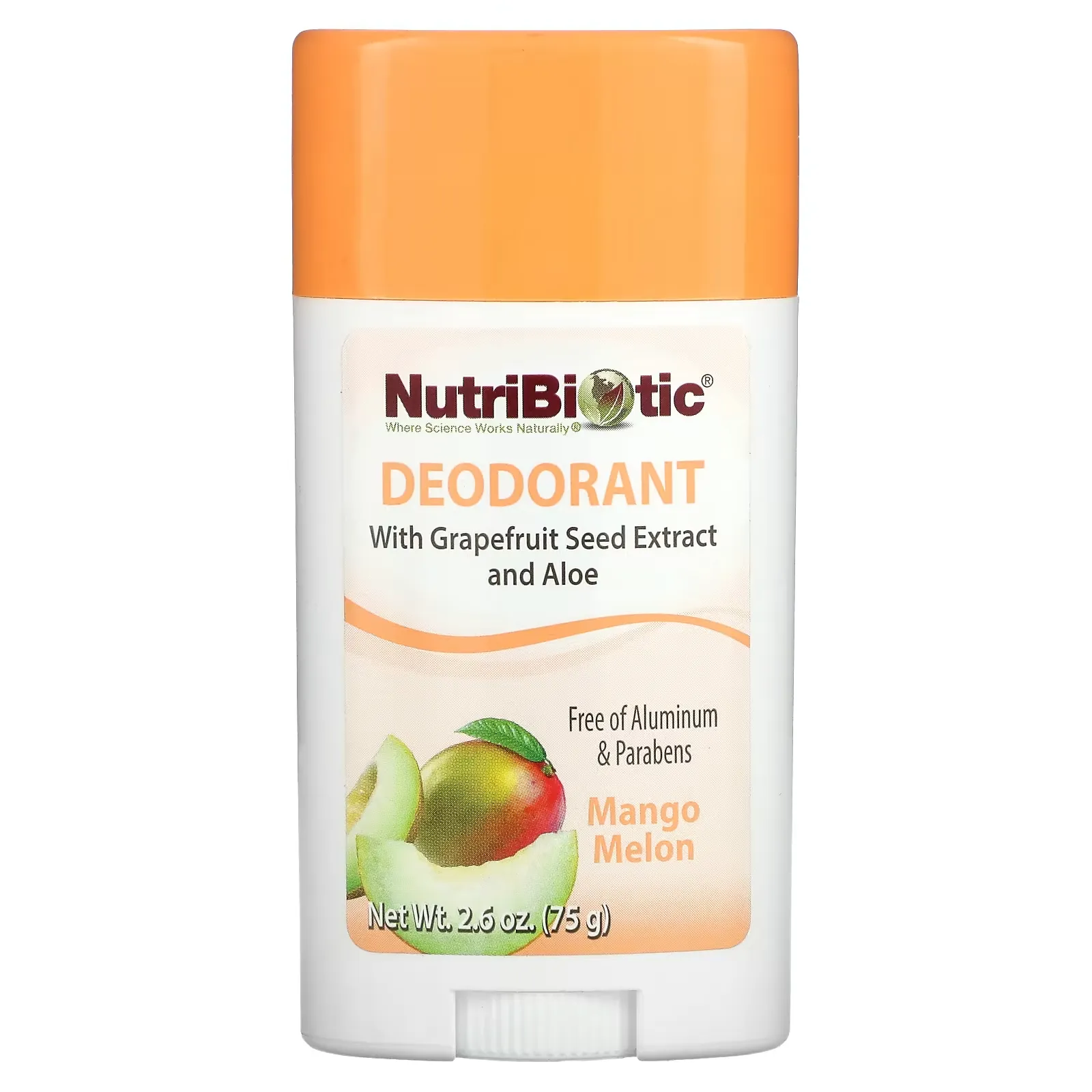 Deodorant, Mango Melon, 2.6 oz (75 g)