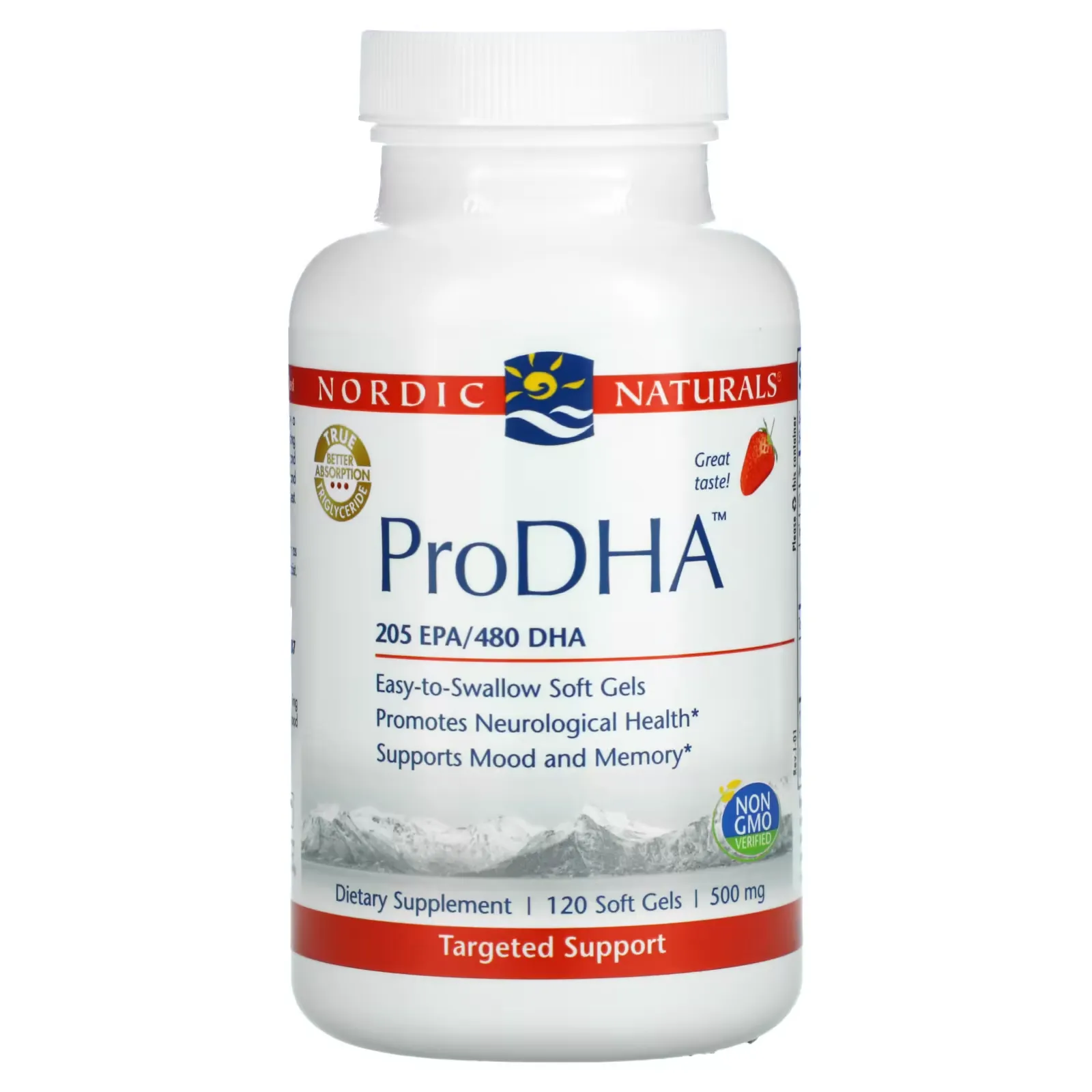 ProDHA, Strawberry, 250 mg, 120 Soft Gels