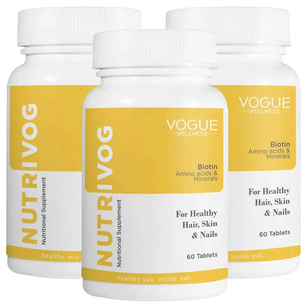 Vogue Wellness Nutrivog,  60 tablet(s)  Unflavoured (Pack of 3)