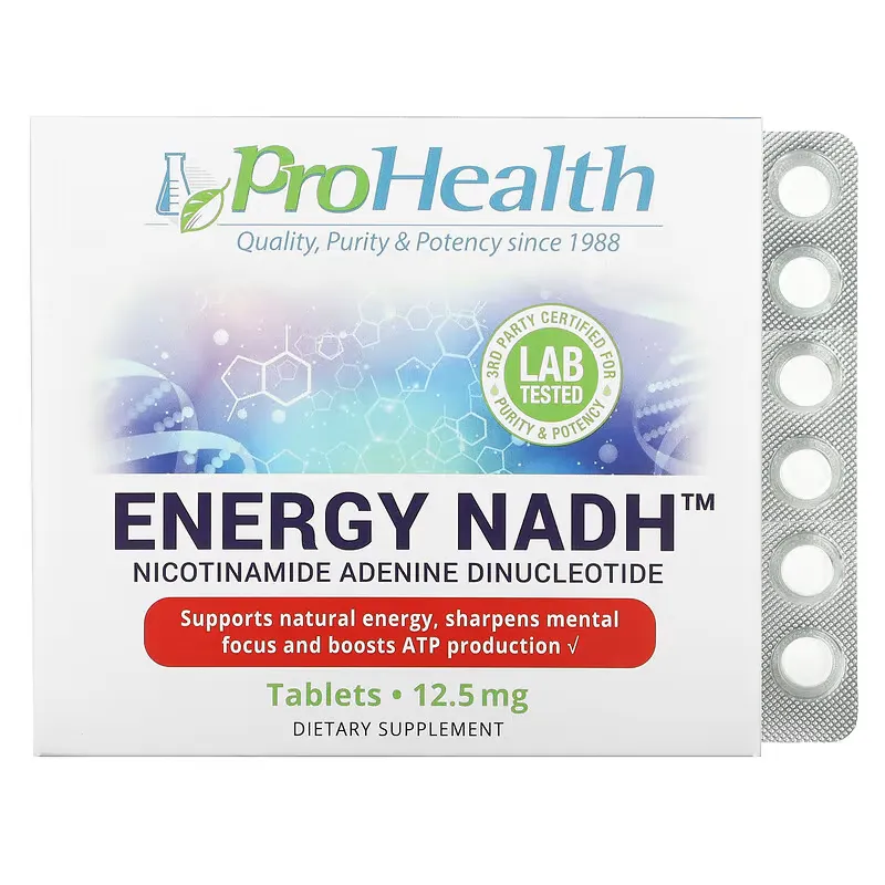 Energy NADH, 12.5 mg, 90 Tablets