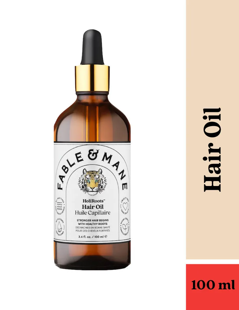 Fable & Mane HoliRoots Treatment Oil To Strengthen Roots and Thicken Hair