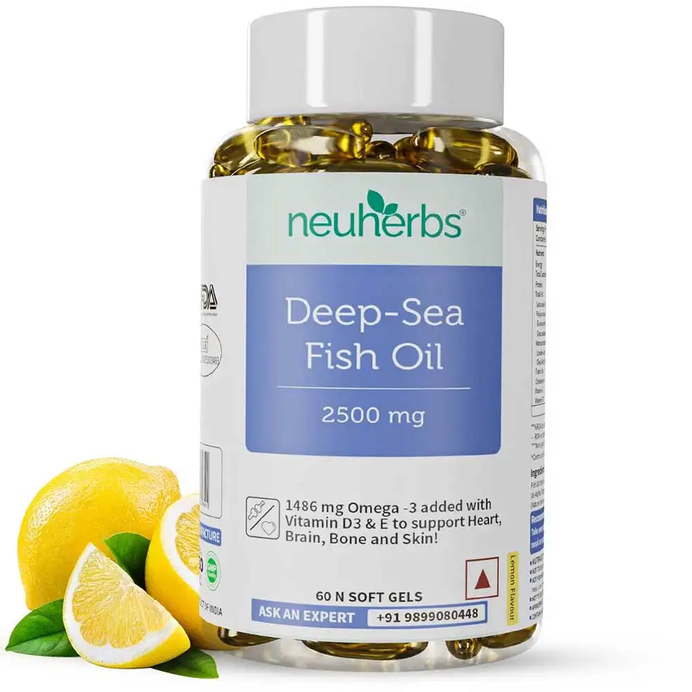 Neuherbs Deep Sea Fish Oil,  60 softgels