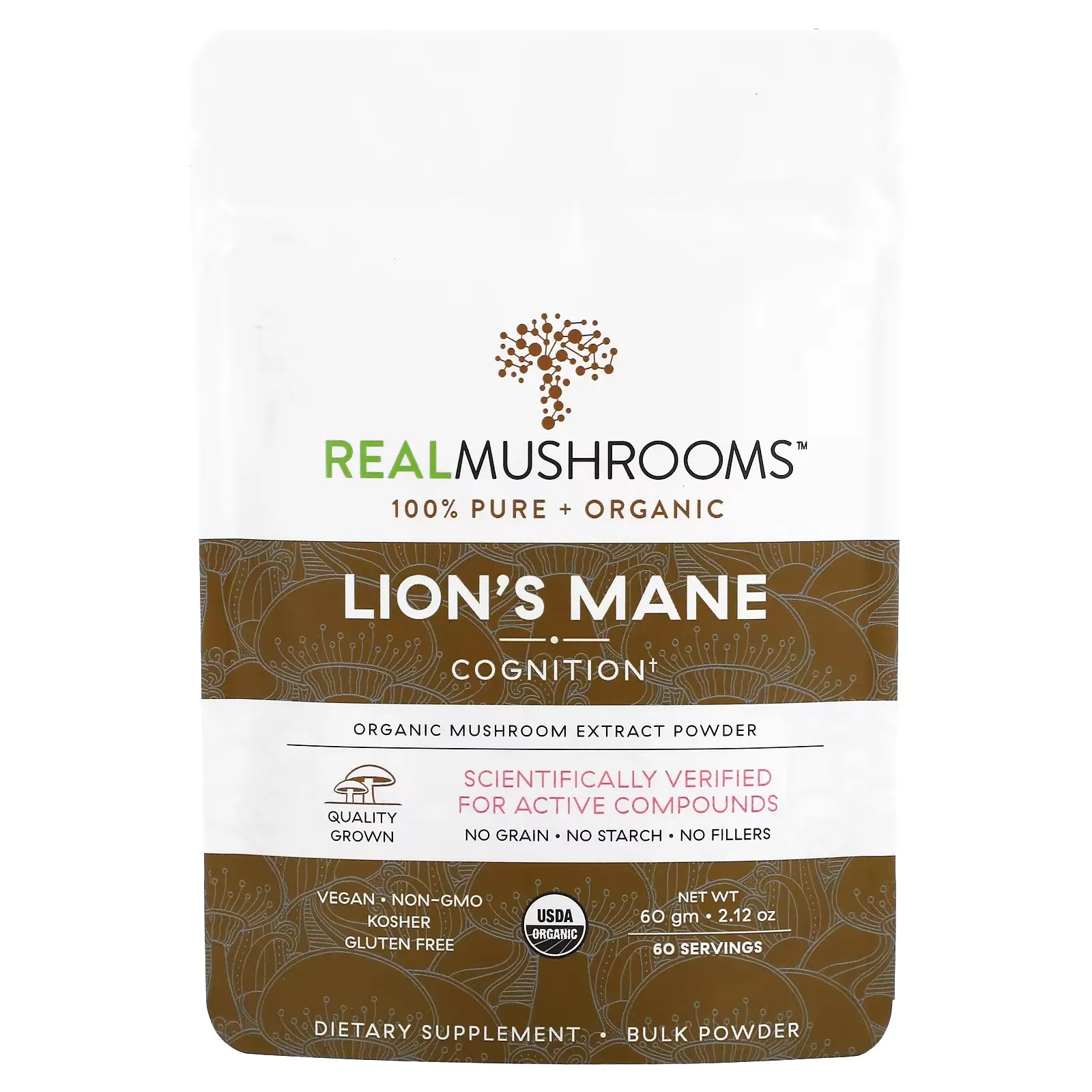 Lion's Mane, Cognition, Bulk Powder, 2.12 oz (60 g)