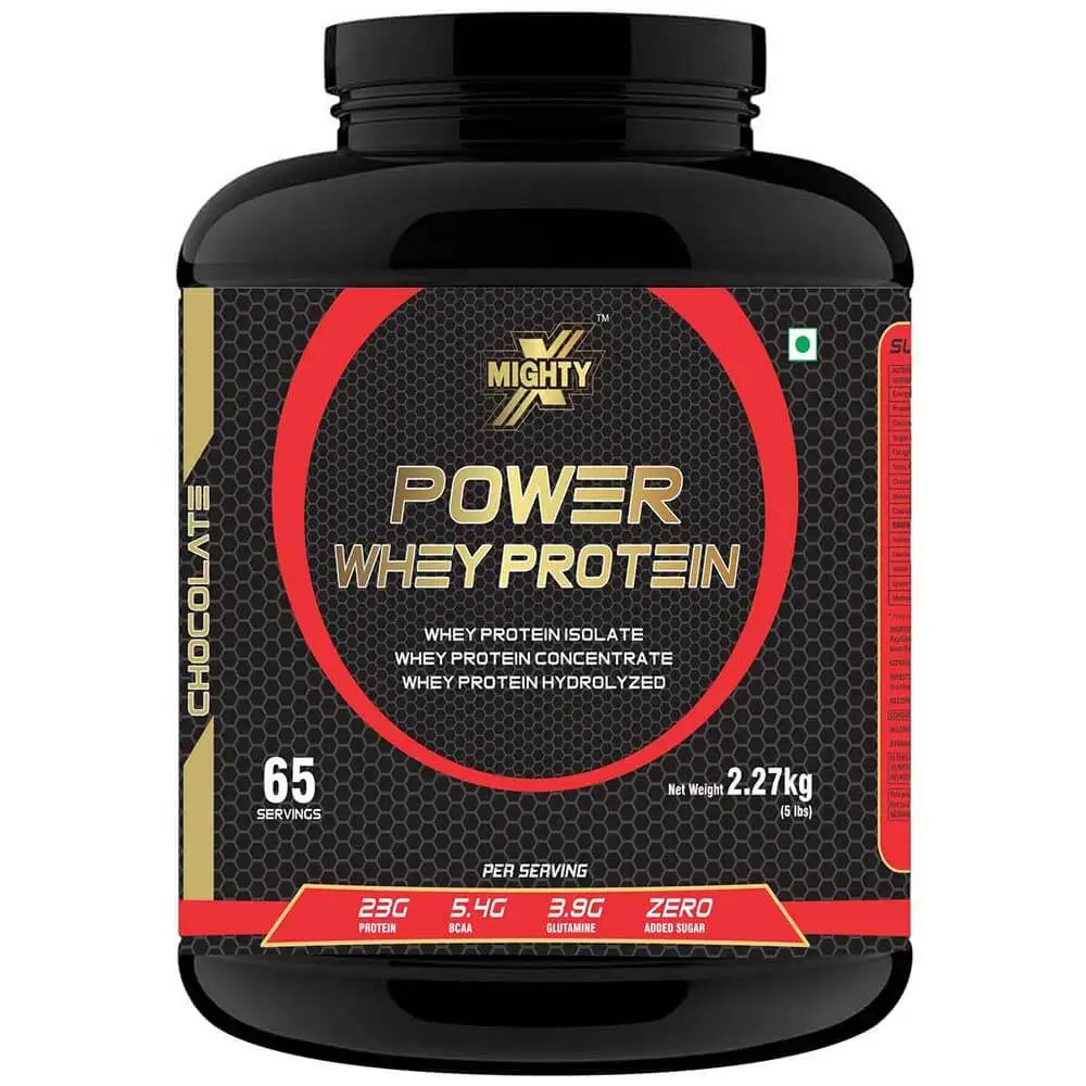 MightyX Power Whey Protein,  5 lb  Chocolate