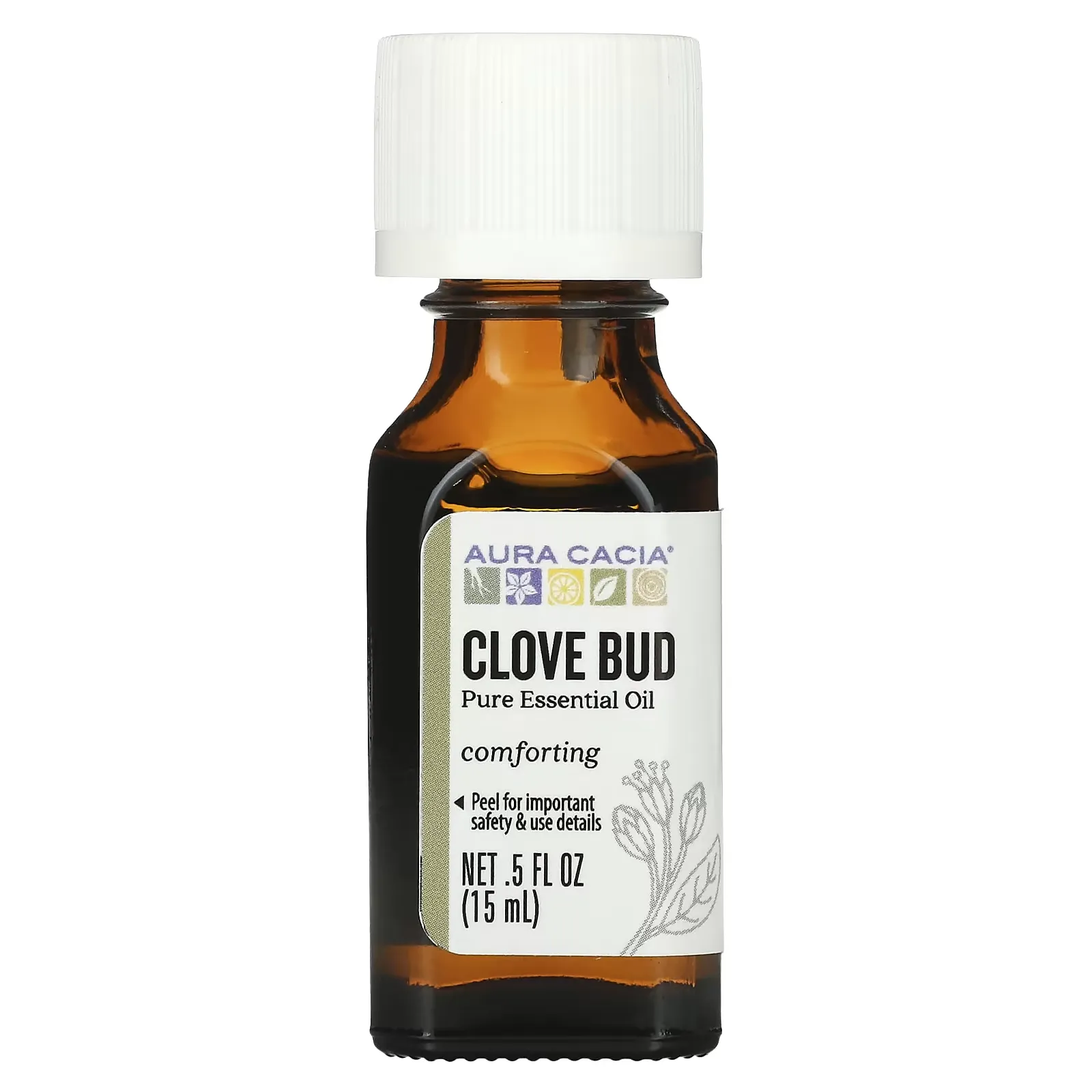 Pure Essential Oil, Clove Bud, 0.5 fl oz (15 ml)