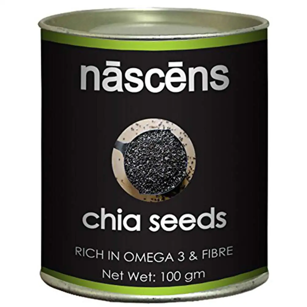 Nascens Chia Seeds,  0.100 kg  Unflavoured