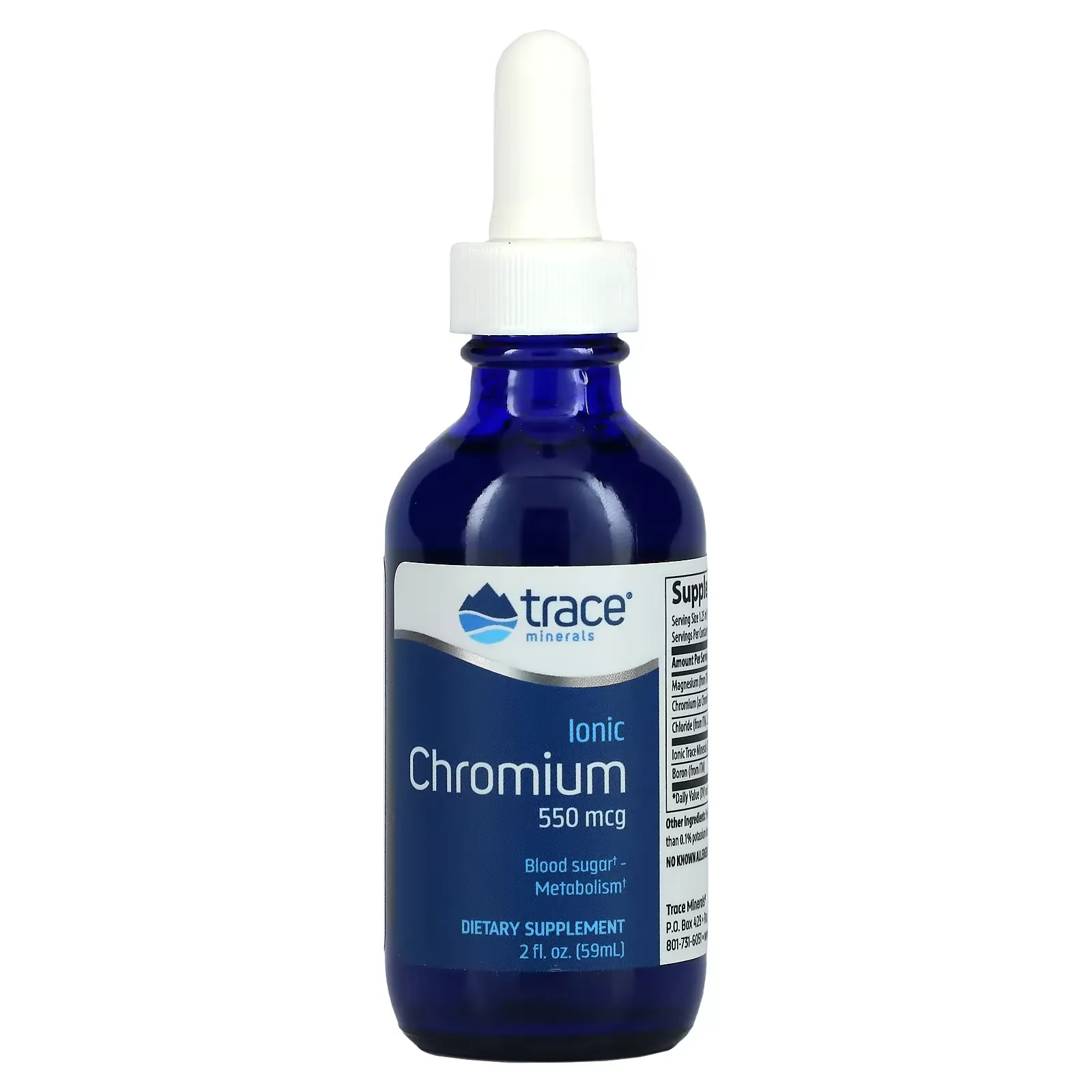 Ionic Chromium, 550 mcg, 2 fl oz (59 ml)