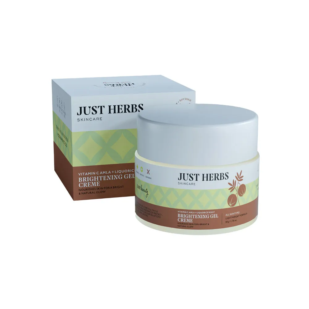 Just Herbs Vitamin C Amla + Liquorice Root Brightening Gel Creme