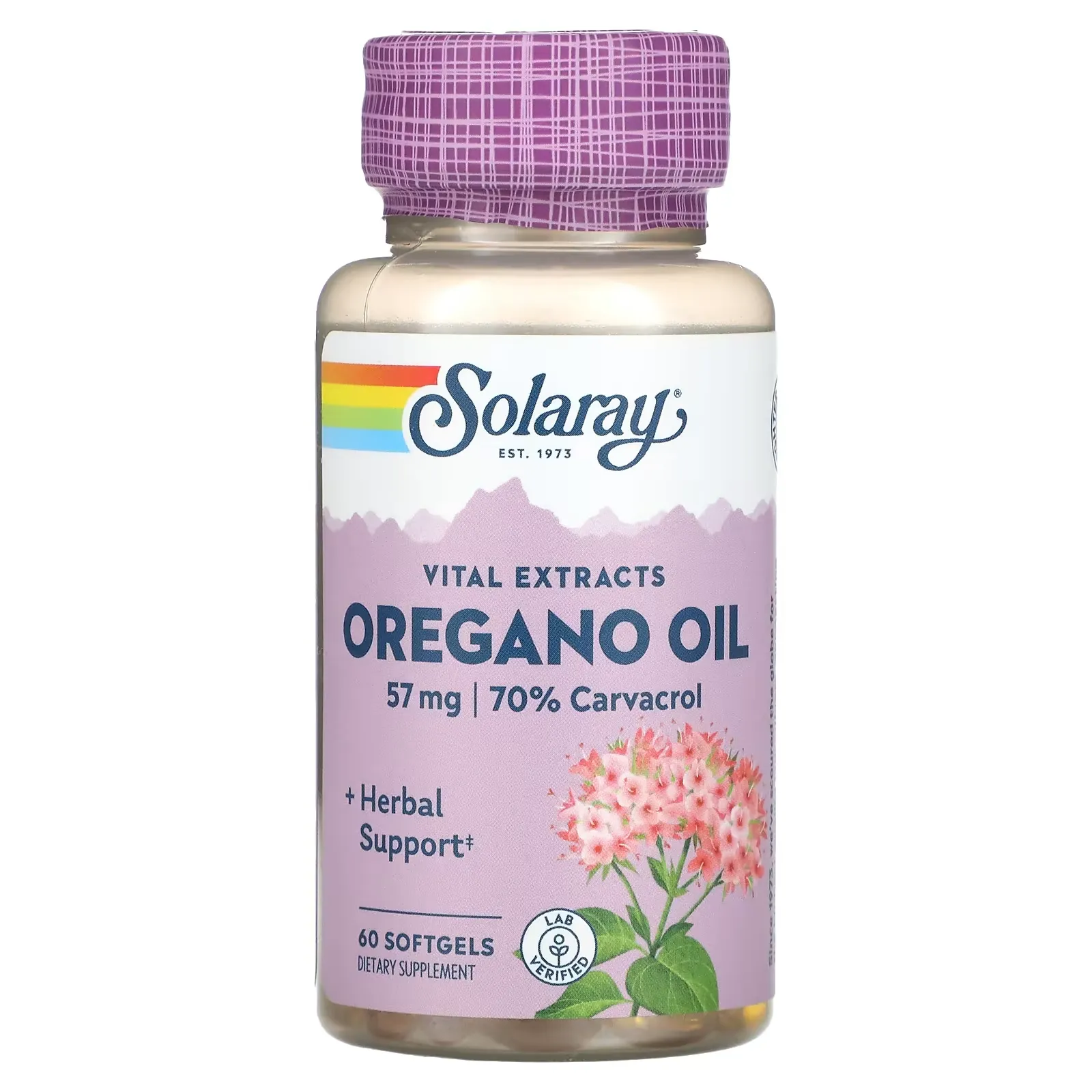 Oregano Oil Vital Extracts, 57 mg, 60 Softgels