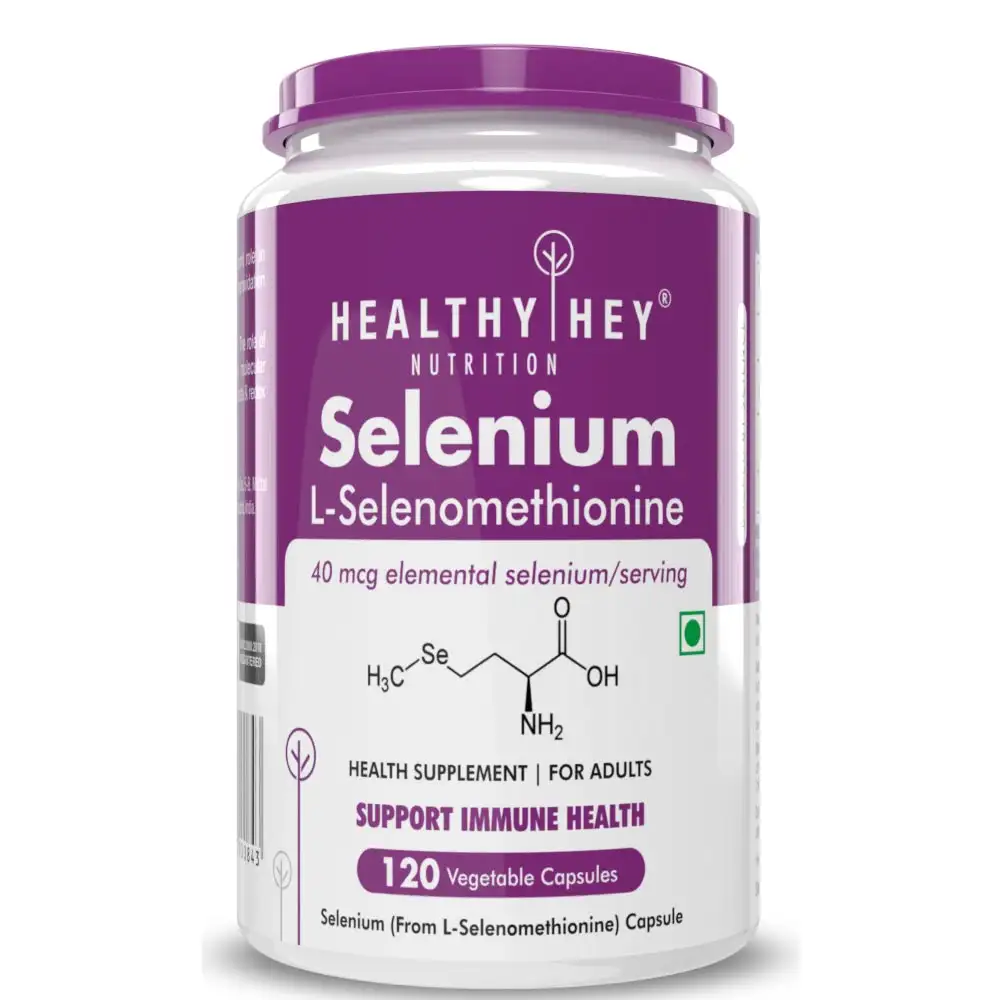 HealthyHey Nutrition Selenium,  120 veggie capsule(s)