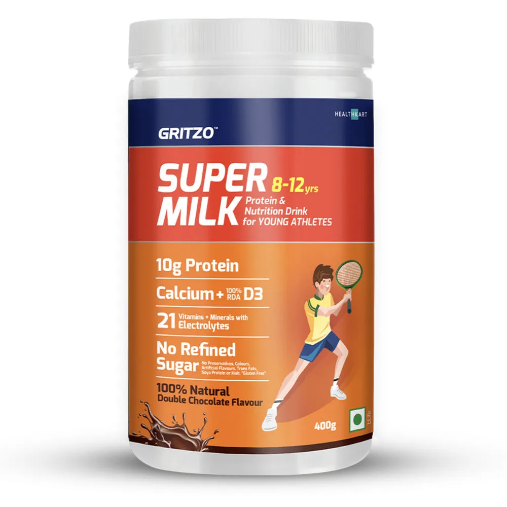 Gritzo SuperMilk 8-12y - Natural Double Chocolate Flavour