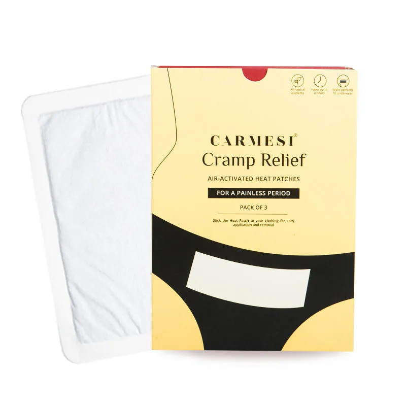 Carmesi Cramp Relief Patches for Period Pain - Pack of 3