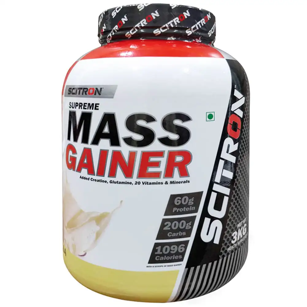 Scitron Supreme Mass Gainer,  6.6 lb  Vanilla