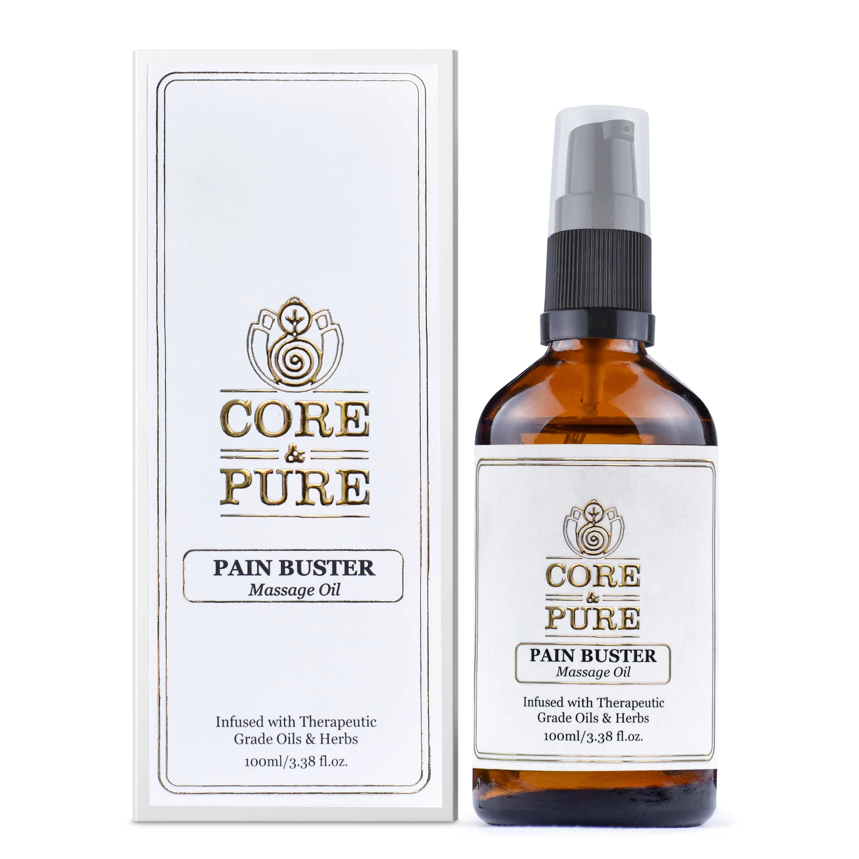 Core & Pure Pain Buster Body Massage Oil- Helps in Joint & Body Pain Relief