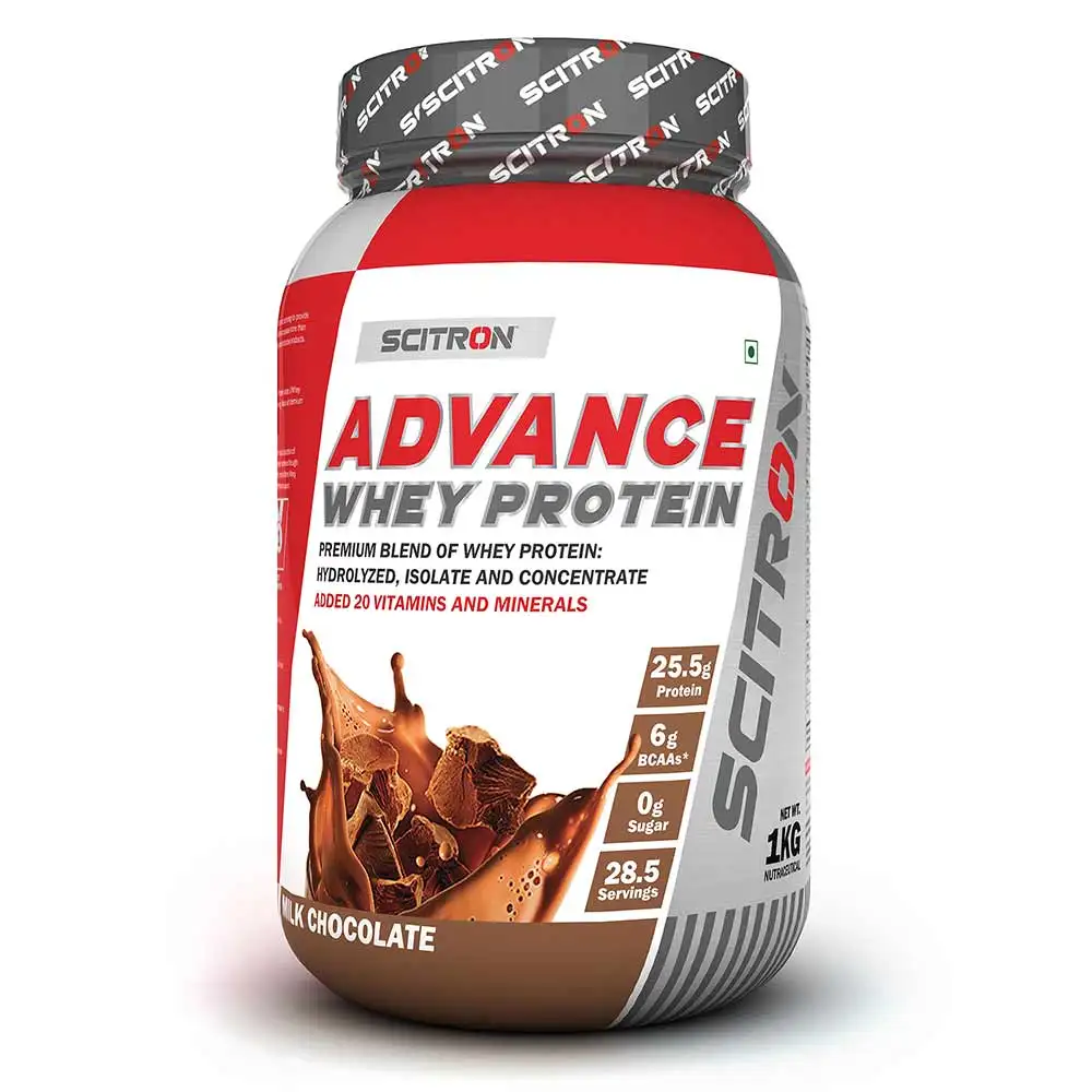 Scitron Advance Whey Protein,  2.2 lb  Milk Chocolate