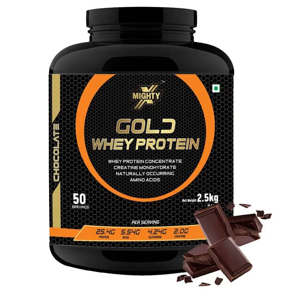 MightyX Gold Whey Protein,  5.5 lb  Chocolate