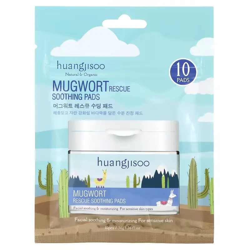 Mugwort, Rescue Soothing Pads, 10 Pads, 1.26 fl oz (36 g)